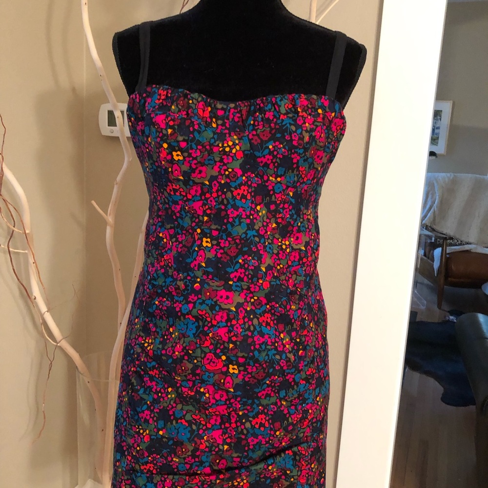 Nanette Lepore Strapless Floral Dress